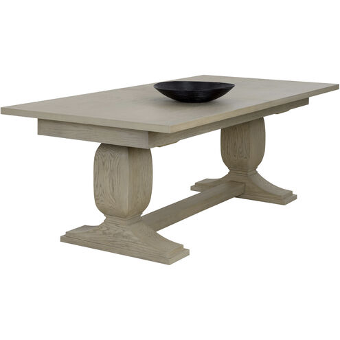 Rhaenyra 86 X 42 inch Sand Beige Extension Dining Table